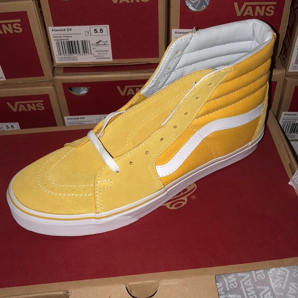 vans sk8 hi yellow